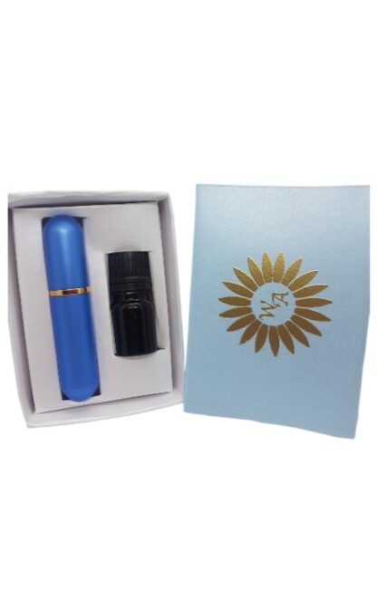 Blue aromatherapy inhaler stick