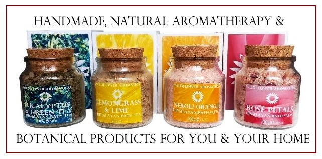 Wildflower Aromatics offers aromatherapy and botanical gifts and products